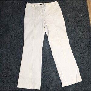 The Limited VTG White Straight Textured Stretch Y2K Preppy Coastal‎ 90s Size 8